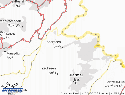 MICHELIN-Landkarte Sharbeen - ViaMichelin