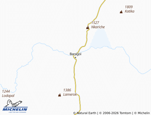 MICHELIN Baragoi map - ViaMichelin