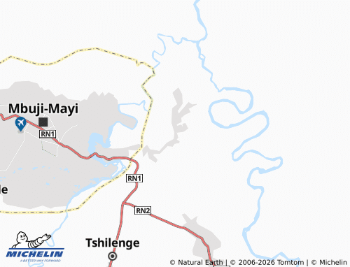 Mappa MICHELIN Tshipya - ViaMichelin