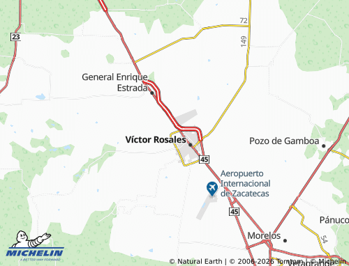 MICHELIN Profesionista map - ViaMichelin