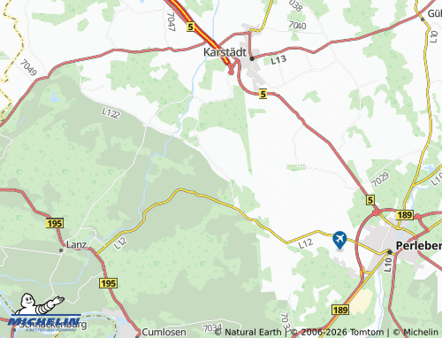 Mappa MICHELIN Nebelin - ViaMichelin
