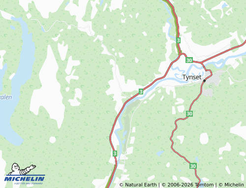 MICHELIN Fåset map - ViaMichelin
