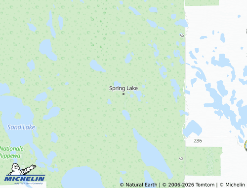 Kaart MICHELIN Spring Lake - ViaMichelin