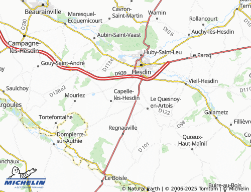 MICHELIN-Landkarte Brévillers - ViaMichelin