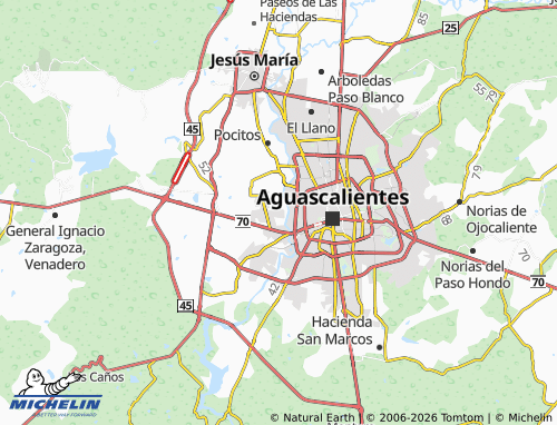 MICHELIN Bosque Sereno map - ViaMichelin