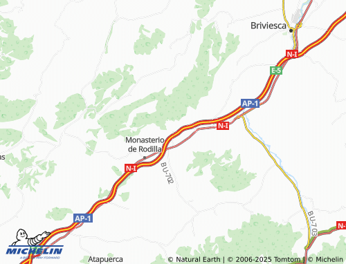 MICHELIN Santa Olalla de Bureba map - ViaMichelin