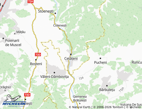Mappa MICHELIN Cetățeni - ViaMichelin
