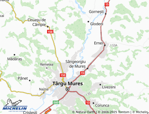 MICHELIN Curteni map - ViaMichelin