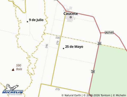 Mappa MICHELIN 25 de Mayo - ViaMichelin