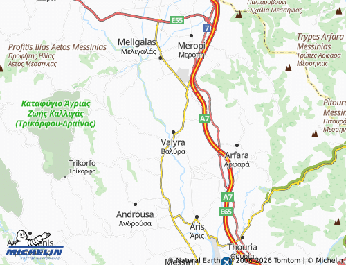 MICHELIN Valyra map - ViaMichelin