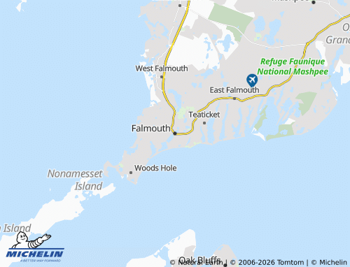 Mappa MICHELIN Falmouth - ViaMichelin