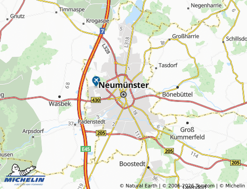 MICHELIN Neumünster map - ViaMichelin