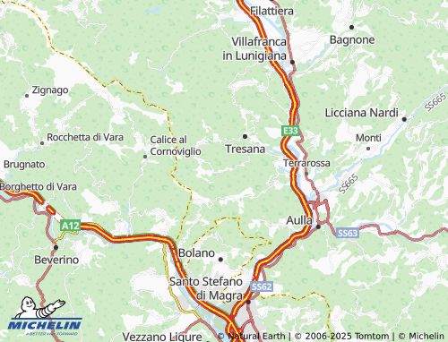 MICHELIN Bola map - ViaMichelin