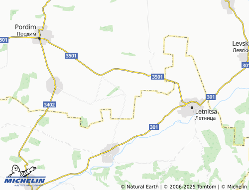 MICHELIN Borislav map - ViaMichelin