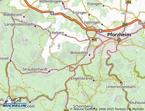 MICHELIN-Landkarte Obernhausen - ViaMichelin