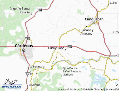 Mappa MICHELIN Cucuyulapa Segunda Sección - ViaMichelin