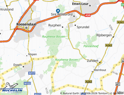 MICHELIN Schijf map - ViaMichelin