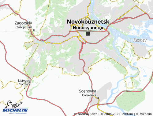 MICHELIN Redakovo map - ViaMichelin