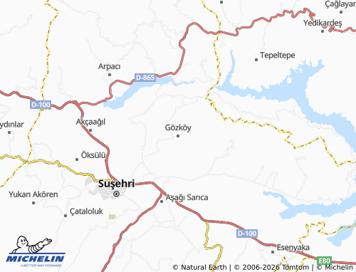 Mappa MICHELIN Gözköy - ViaMichelin