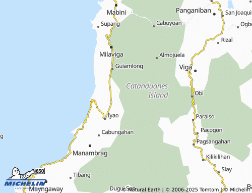 MICHELIN Bulalacao map - ViaMichelin