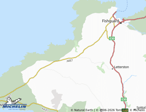 Carte MICHELIN Mathry - ViaMichelin