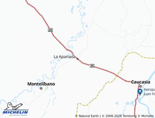 Carte MICHELIN La Apartada - ViaMichelin