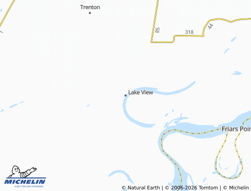 Mappa MICHELIN Lake View - ViaMichelin