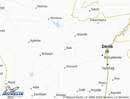 MICHELIN Ballı map - ViaMichelin