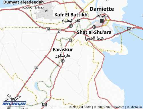 Mappa MICHELIN al-Tarhah - ViaMichelin