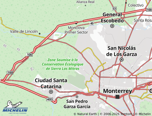 Mapa MICHELIN Cumbres Elite Primer Sector - ViaMichelin