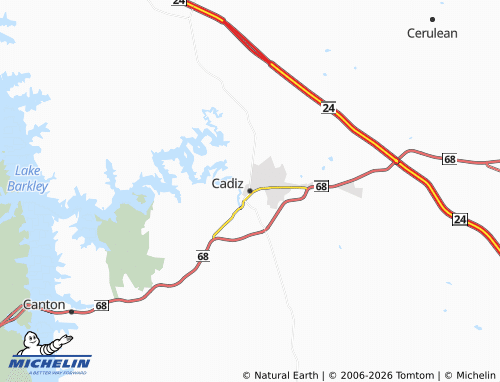Carte MICHELIN Cadiz - ViaMichelin