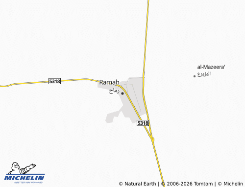 Mappa MICHELIN Ramah - ViaMichelin