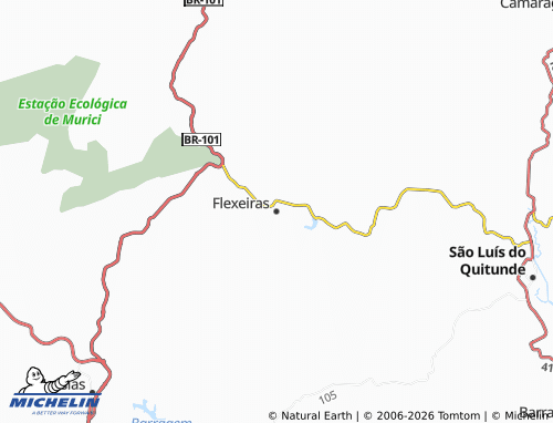 Carte MICHELIN Flexeiras - ViaMichelin