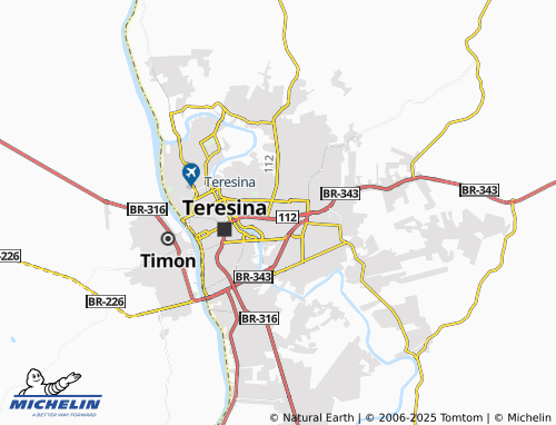 MICHELIN São Cristóvão map - ViaMichelin