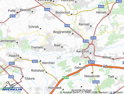 Mapa MICHELIN Baal - ViaMichelin