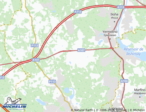 Carte MICHELIN Belyy Rast - ViaMichelin