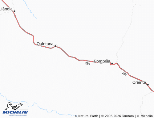 Carte MICHELIN Paulópolis - ViaMichelin