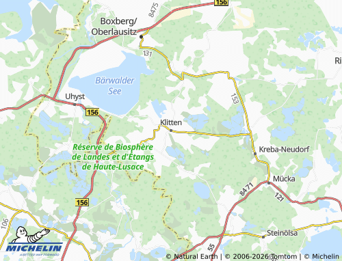 MICHELIN Klitten map - ViaMichelin