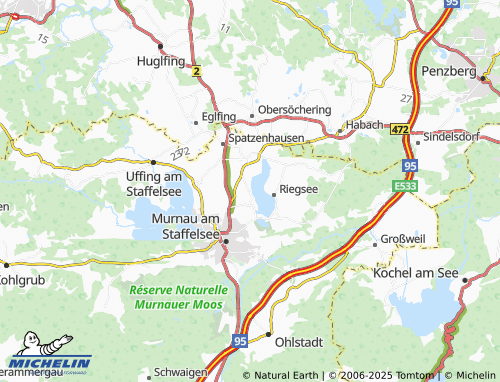 MICHELIN Egling map - ViaMichelin
