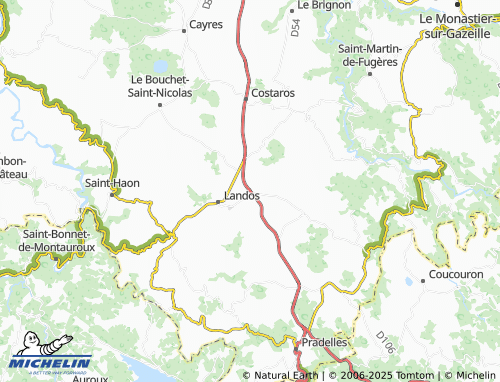 Carte MICHELIN La Sauvetat - ViaMichelin
