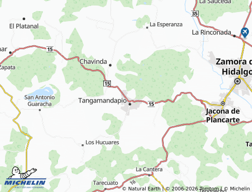 Mapa MICHELIN Jardines - ViaMichelin