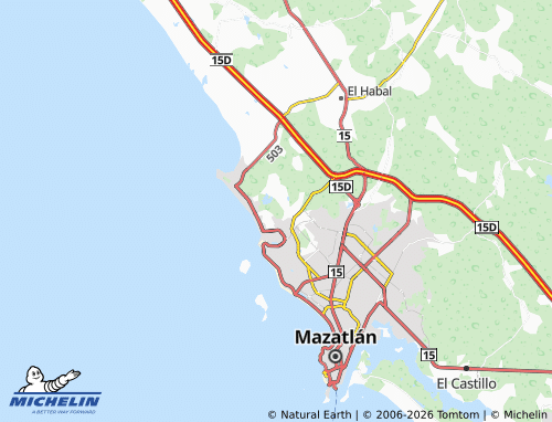 MICHELIN-Landkarte Marina Mazatlán Golf Course - ViaMichelin