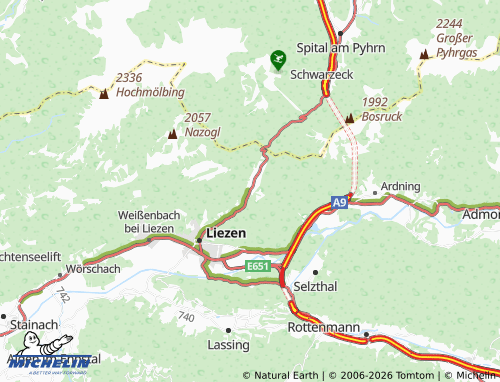 Carte MICHELIN Pyhrn - ViaMichelin