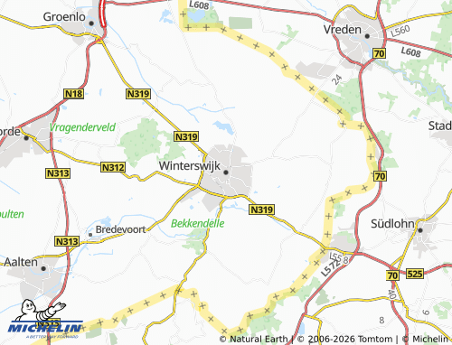 Carte MICHELIN Winterswijk - ViaMichelin