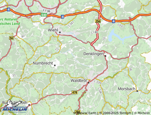 MICHELIN Winterborn map - ViaMichelin