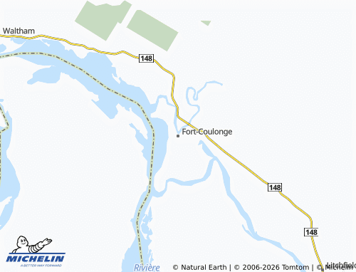 Carte MICHELIN Fort-Coulonge - ViaMichelin