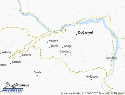 Mappa MICHELIN Gökçe - ViaMichelin