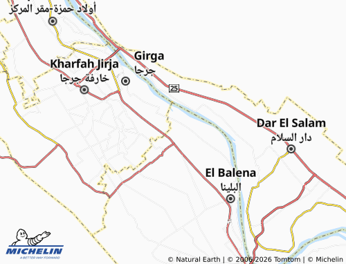 MICHELIN El Asakra map - ViaMichelin