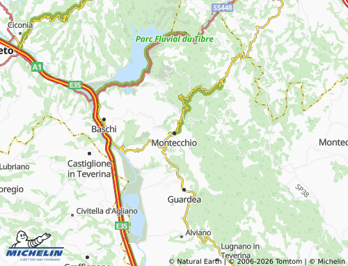 Mapa MICHELIN Montecchio - ViaMichelin