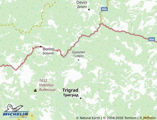 Mappa MICHELIN Gyovren - ViaMichelin